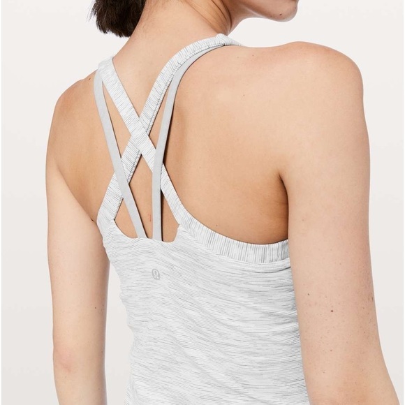 Lululemon Rally Your Heart Tank in Wee Are From Space Nimbus Battleship Size 4 - Picture 6 of 8